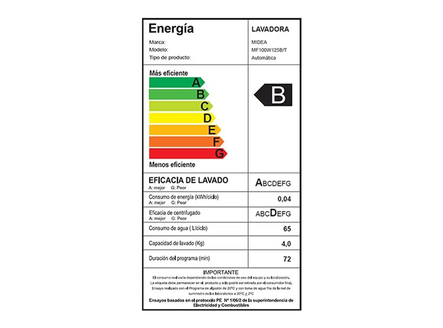 LAVADORA CARGA FRONTAL MIDEA MF100W125B/T 12.5KG TITANIO 3