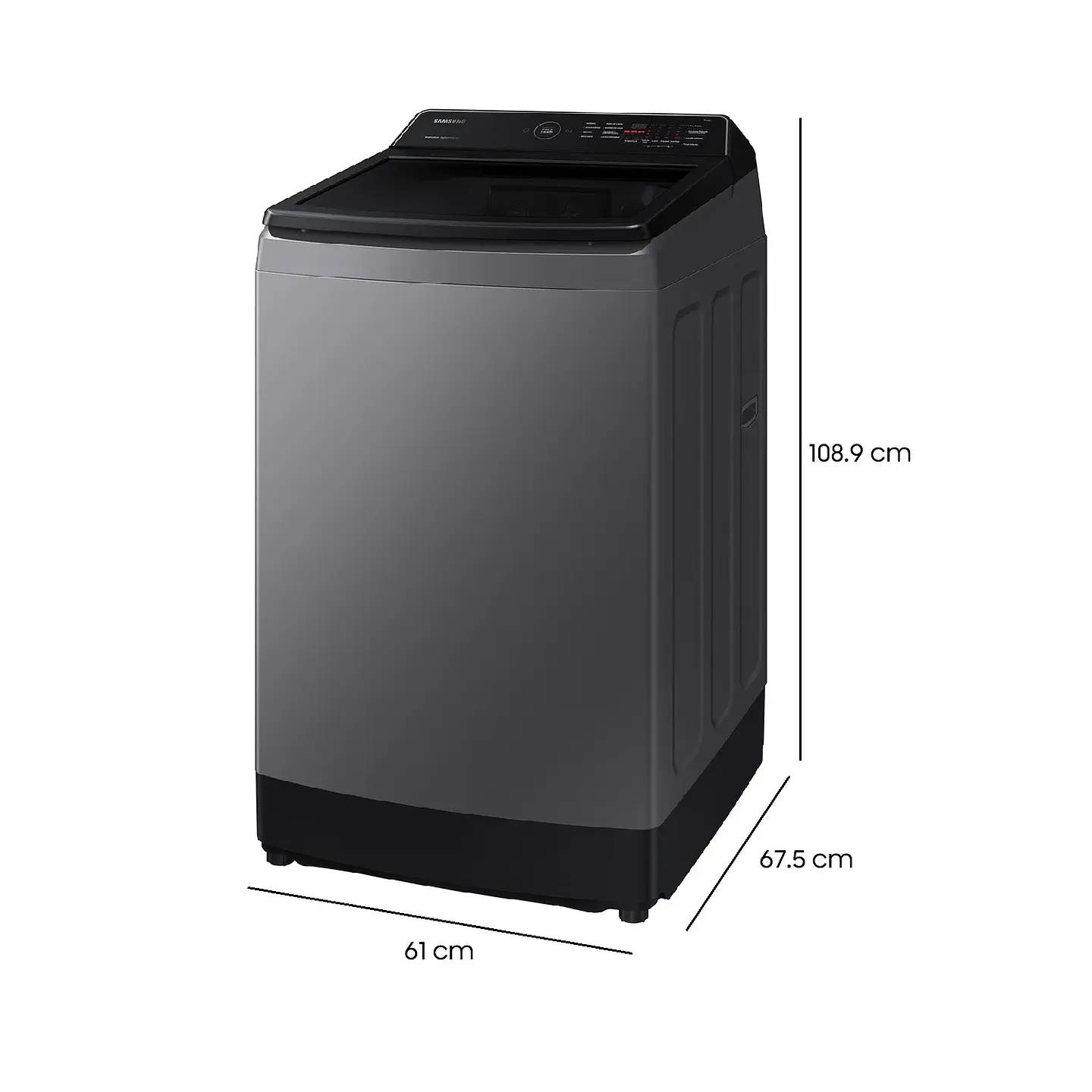 LAVADORA DE CARGA SUPERIOR 15KG CON ECO BUBBLE™ GRIS 2