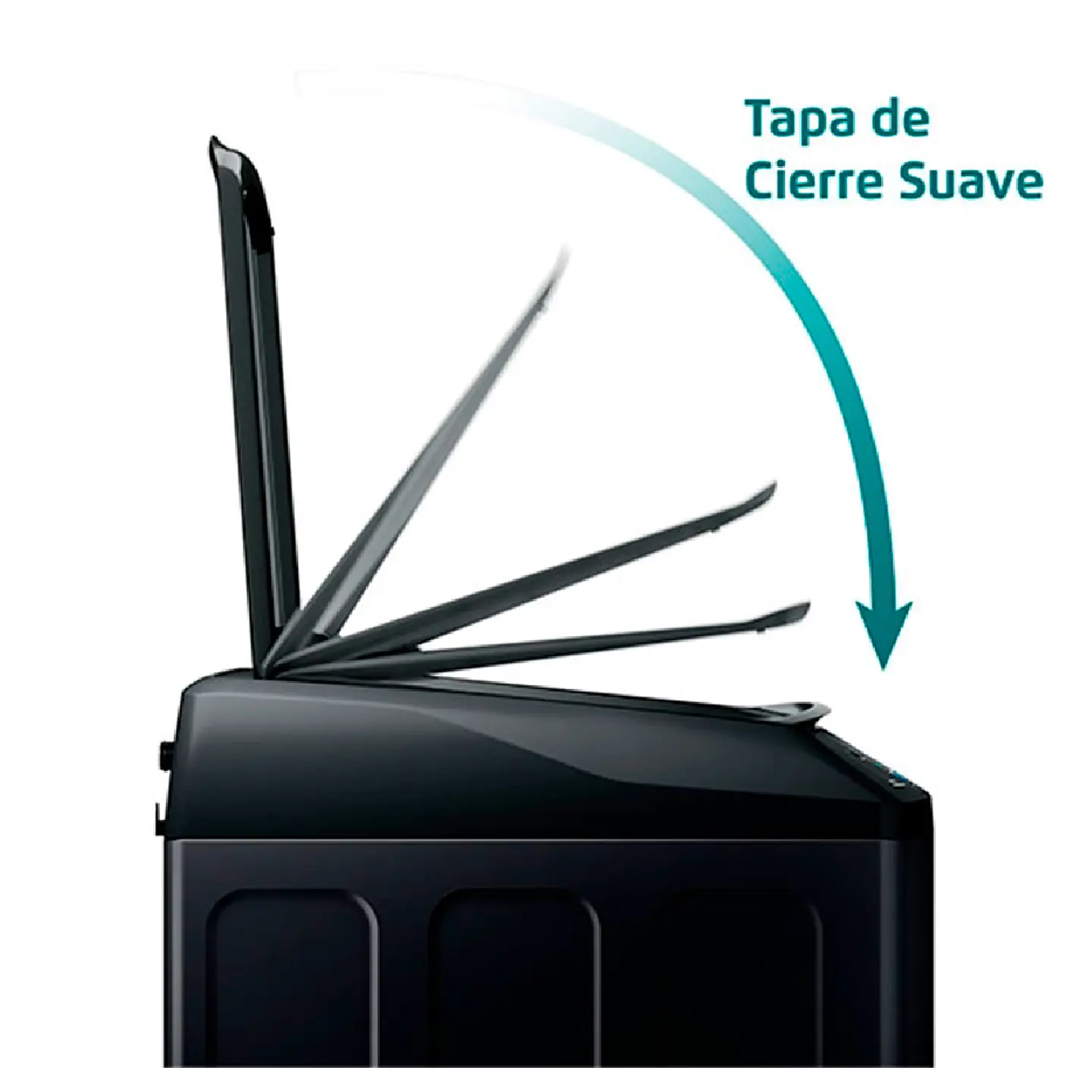 LAVADORA CARGA SUPERIOR FENSA PREMIUM CARE 21 21KG NEGRO 4