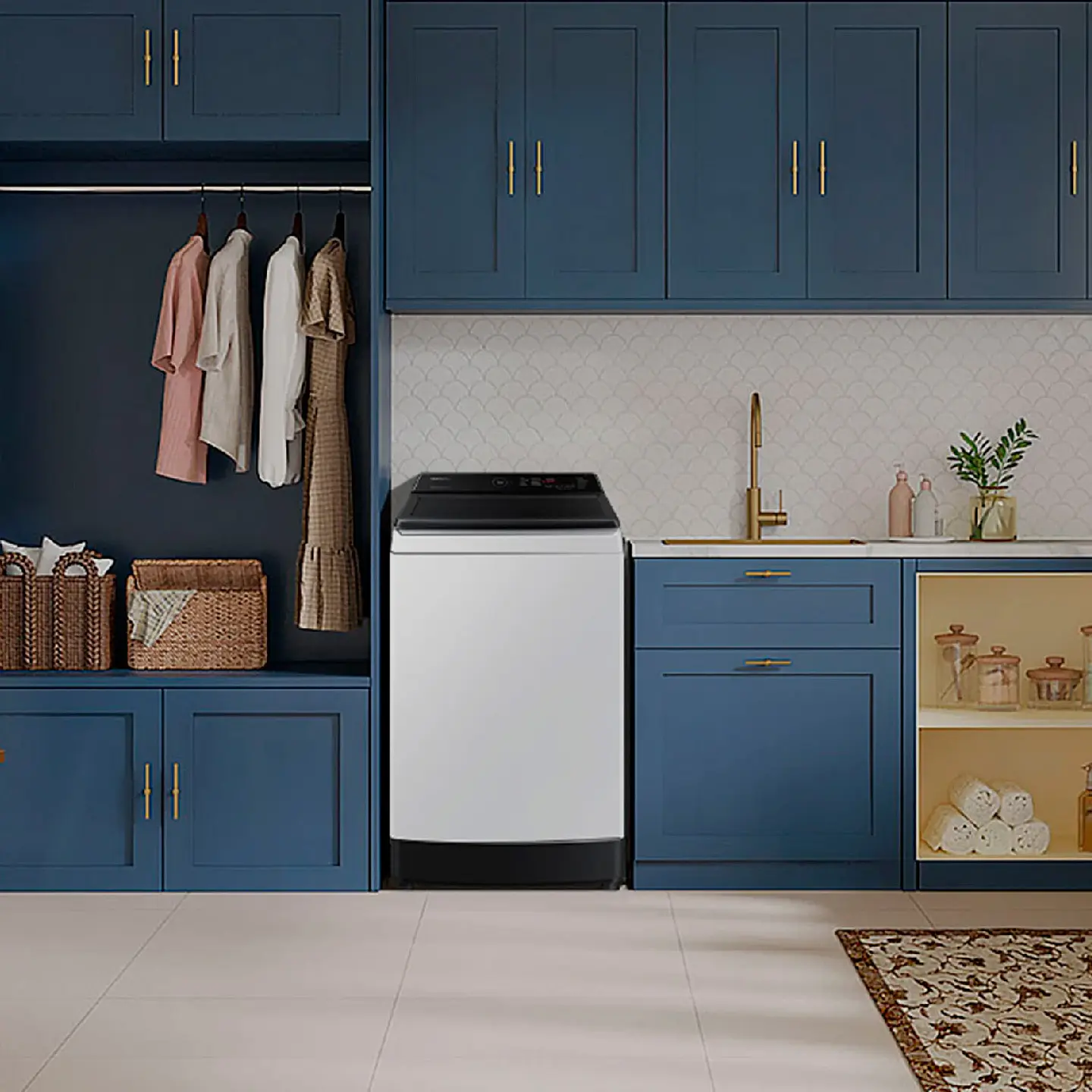 LAVADORA CARGA SUPERIOR SAMSUNG WA15CG5441BW 15KG BLANCO 4