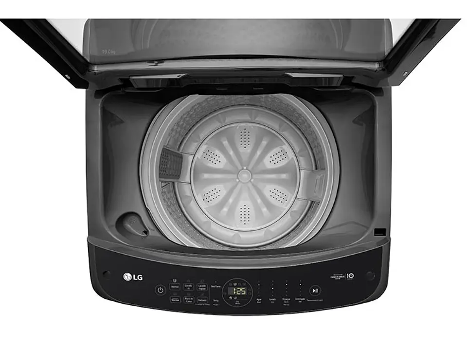 LAVADORA CARGA SUPERIOR LG WT19MV6 19KG NEGRO 8