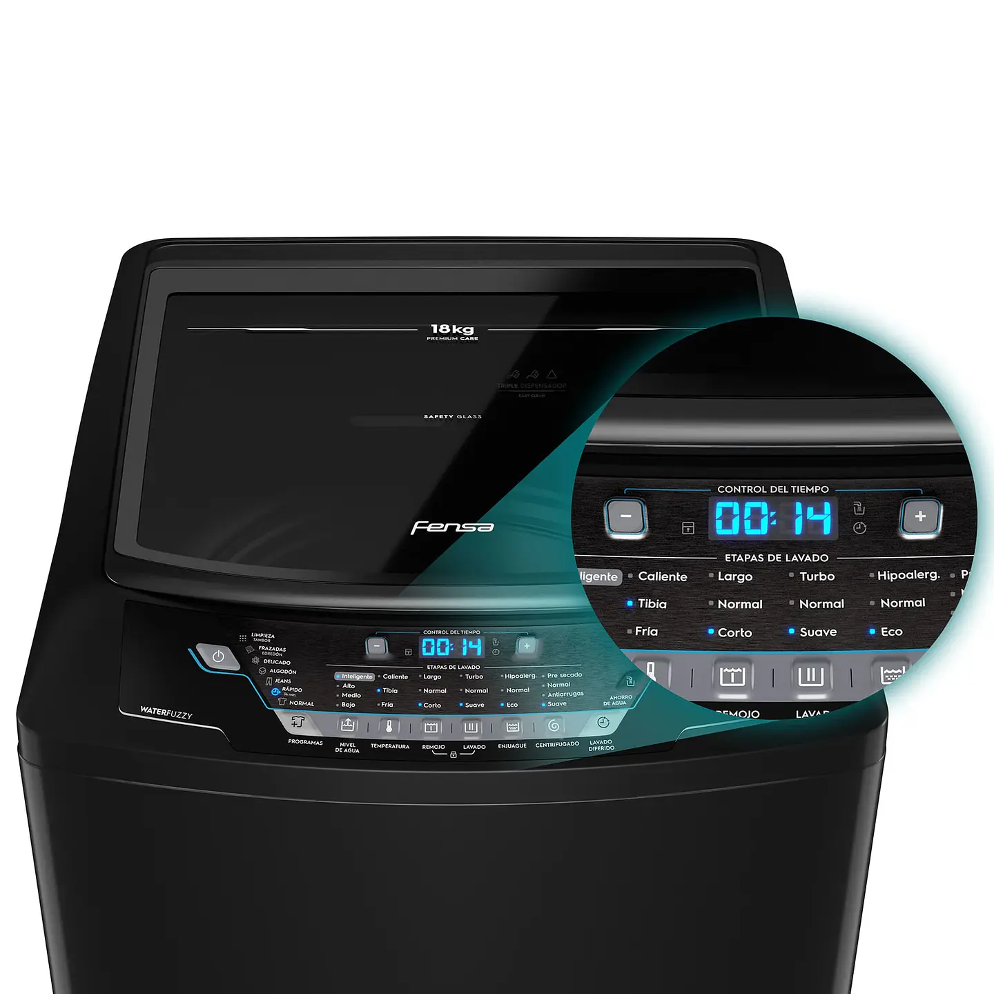 LAVADORA AUTOMATICA 18KG CARGA SUPERIOR PREMIUM CARE 18 5