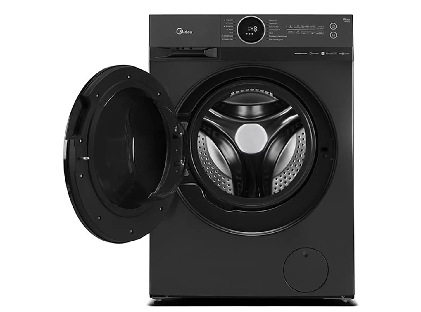 LAVADORA CARGA FRONTAL MIDEA MF200W150B/T 15KG GRAFITO 4