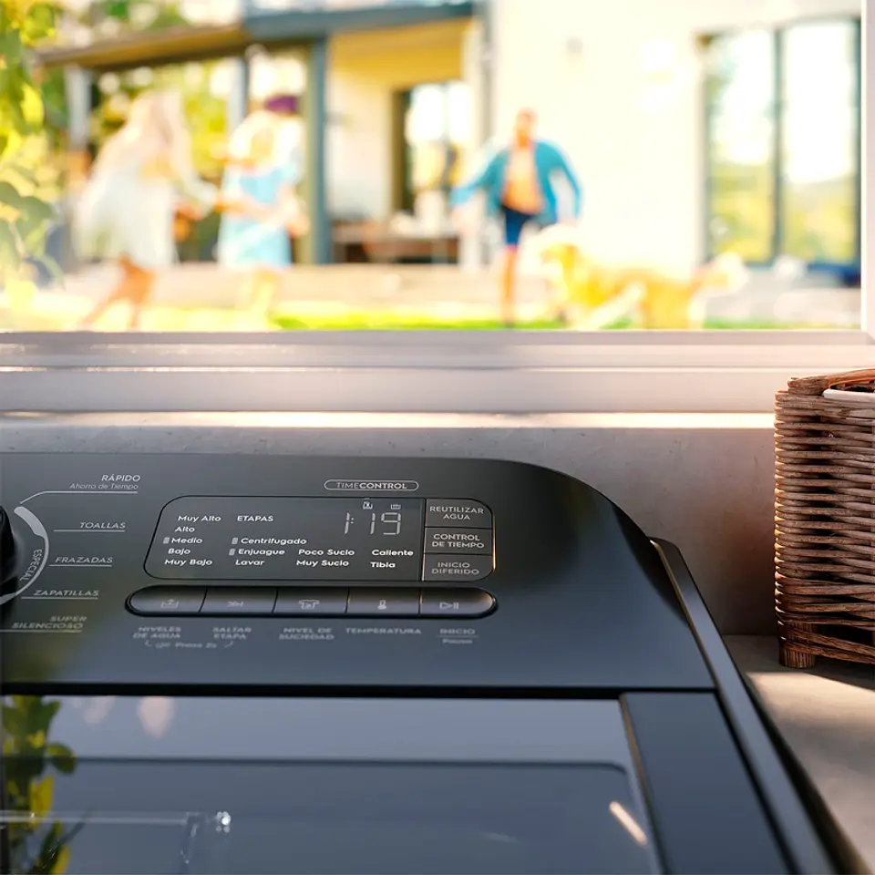 LAVADORA CARGA SUPERIOR ELECTROLUX LS22Y 22KG NEGRO 6