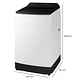 LAVADORA DE CARGA SUPERIOR 19KG CON ECO BUBBLE BLANCA - Miniatura 4