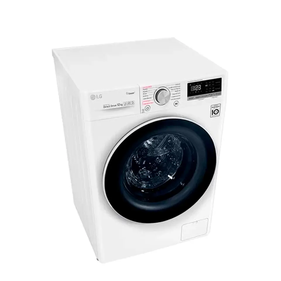 LAVADORA CARGA FRONTAL LG WM12WVC4S6 12KG BLANCO 4