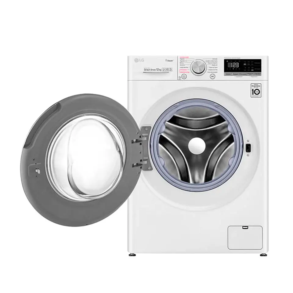 LAVADORA CARGA FRONTAL LG WM12WVC4S6 12KG BLANCO 5