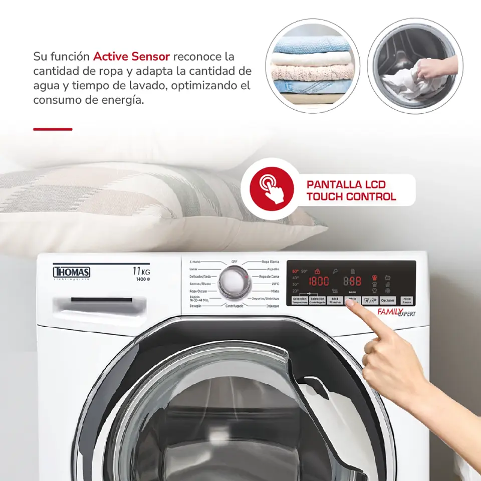 LAVADORA CARGA FRONTAL 11 KG 5