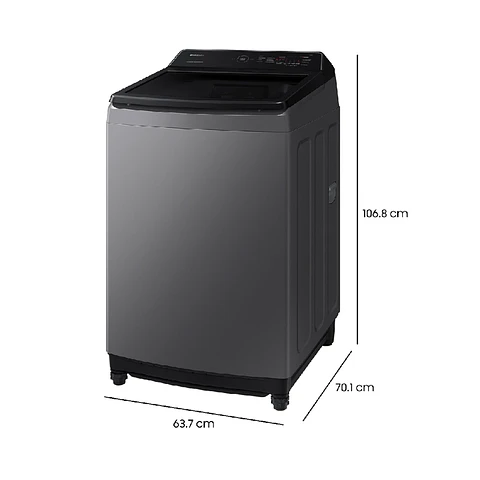 LAVADORA CARGA SUPERIOR SAMSUNG WA17CG6441BD 17KG GRAFITO