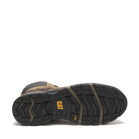 BOTIN CUERO HOMBRE EXCAVATOR SUPERLITE CAFE CAT