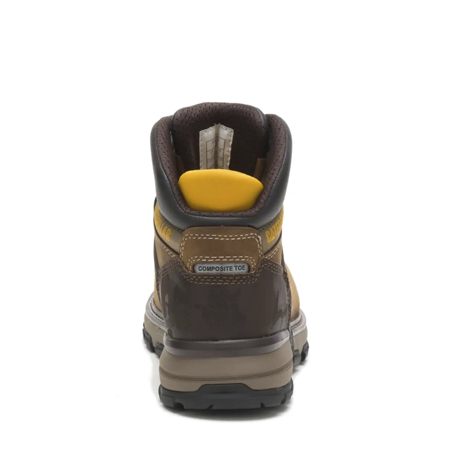 BOTIN CUERO HOMBRE EXCAVATOR SUPERLITE CAFE CAT 4