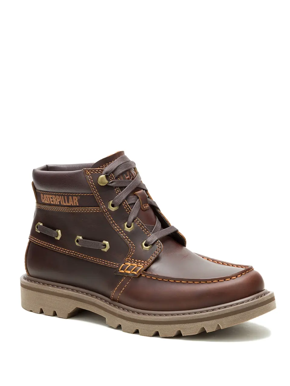 BOTIN CUERO HOMBRE COLORADO BOAT MID CAFE OSCURO CAT 1