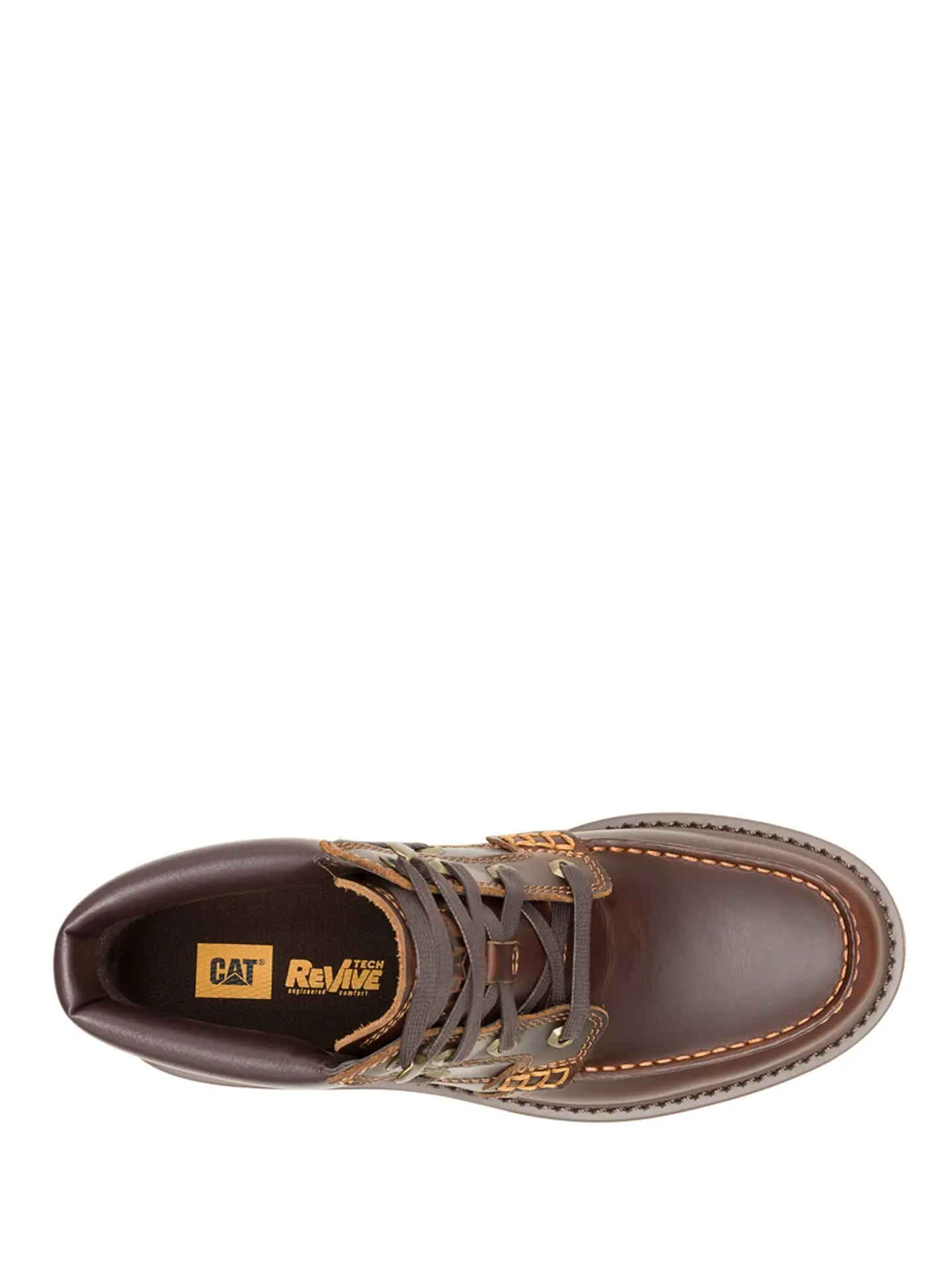 BOTIN CUERO HOMBRE COLORADO BOAT MID CAFE OSCURO CAT 5