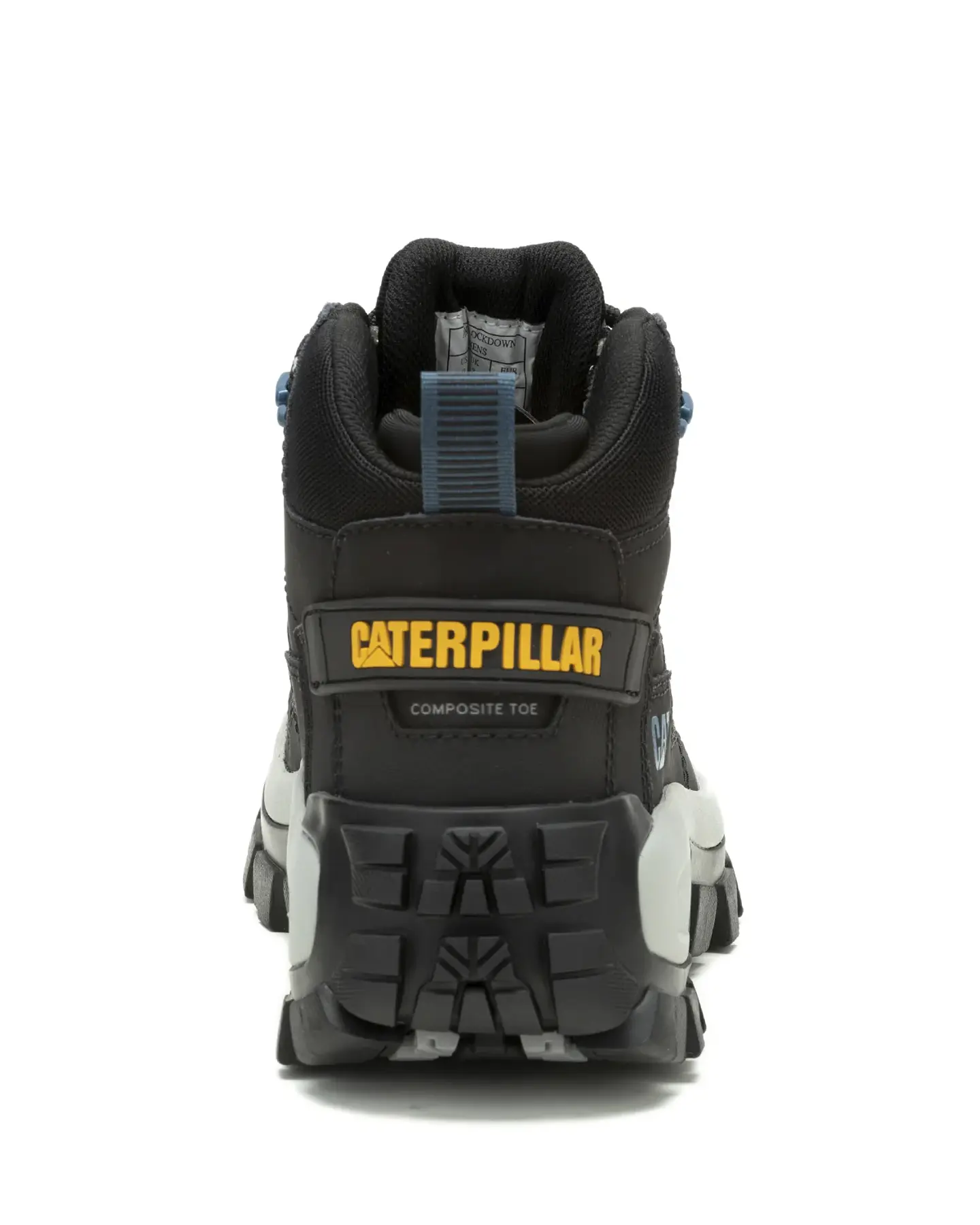 BOTA CUERO CAT INVADER MID VENT CT NEGRO HOMBRE 2