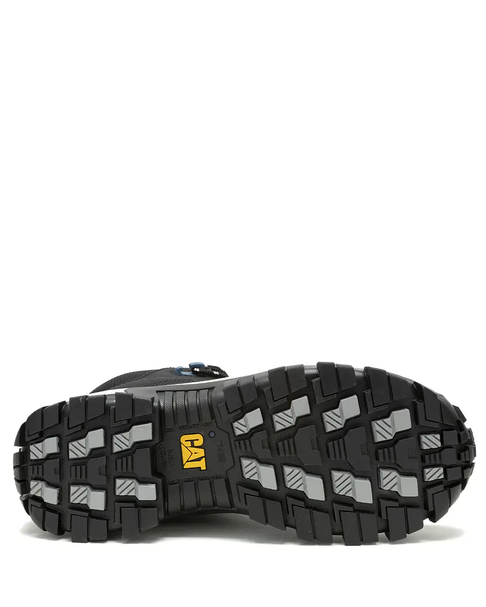 BOTA CUERO CAT INVADER MID VENT CT NEGRO HOMBRE 3