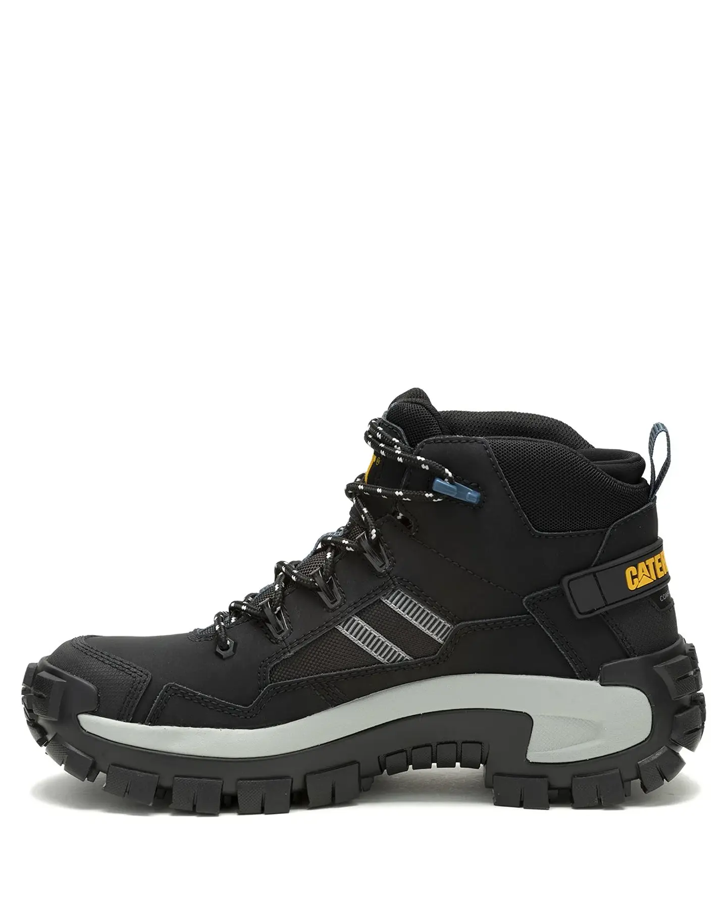 BOTA CUERO CAT INVADER MID VENT CT NEGRO HOMBRE 4