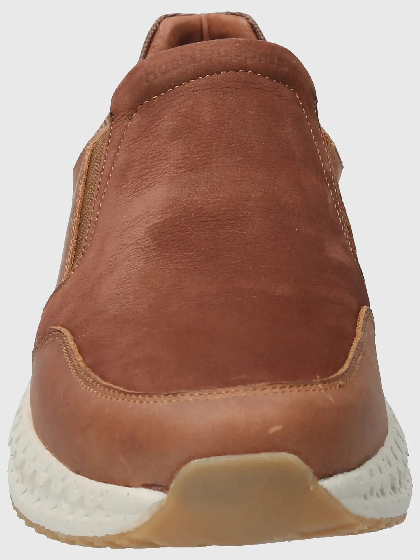 SLIP ON CUERO HOMBRE SPINAL UP CAFÉ HUSH PUPPIES 6