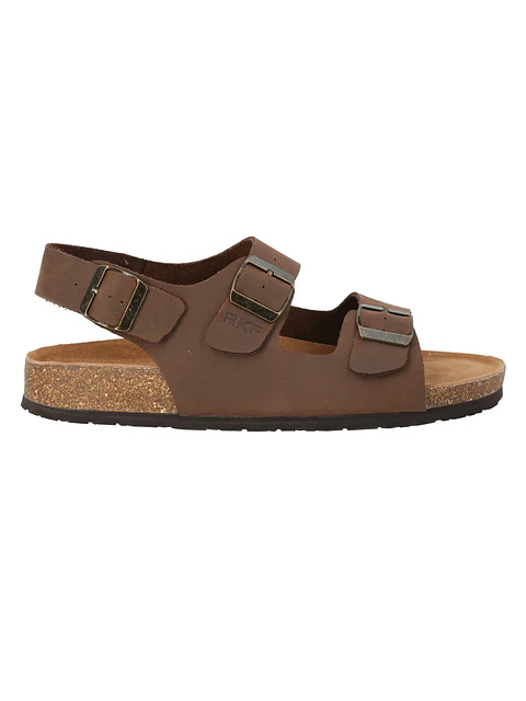 SANDALIA CUERO HOMBRE COMMET CAFÉ ROCKFORD