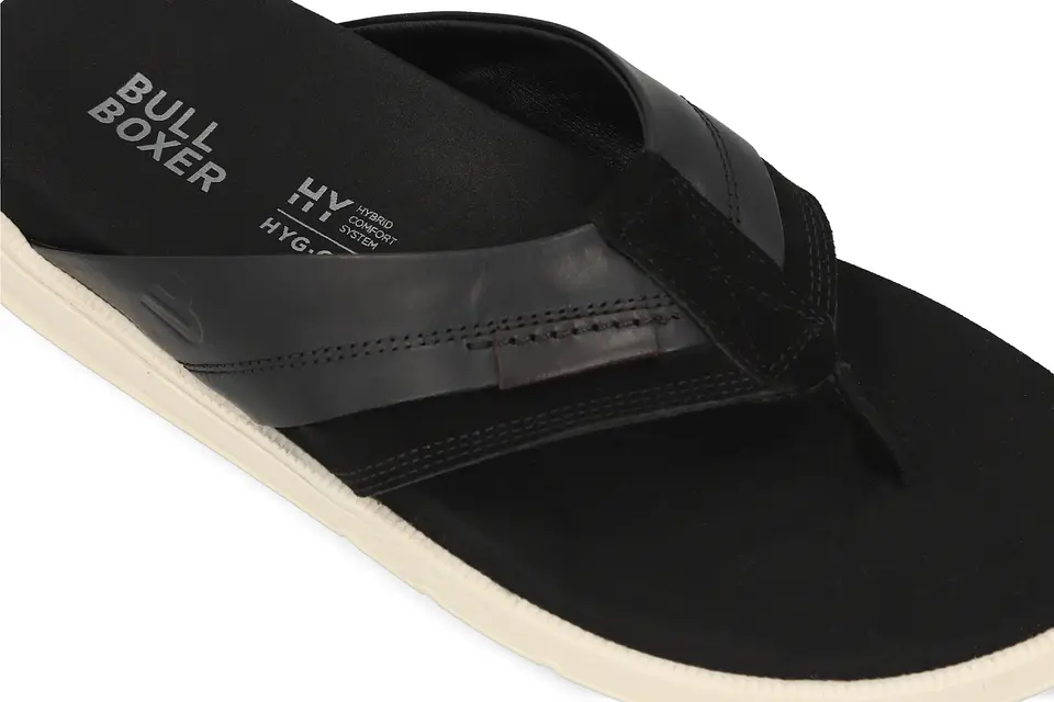 SANDALIAS CUERO SOLTA-9-53 NEGRO 3