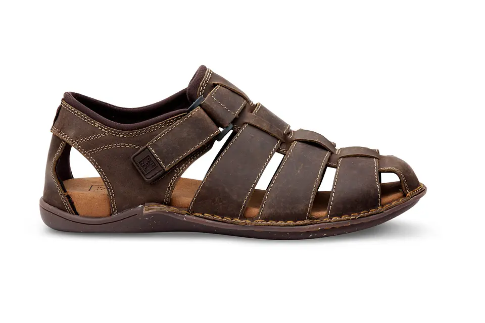SANDALIAS HOMBRE CARDINALE CUERO CAFÉ MALLORCA 1