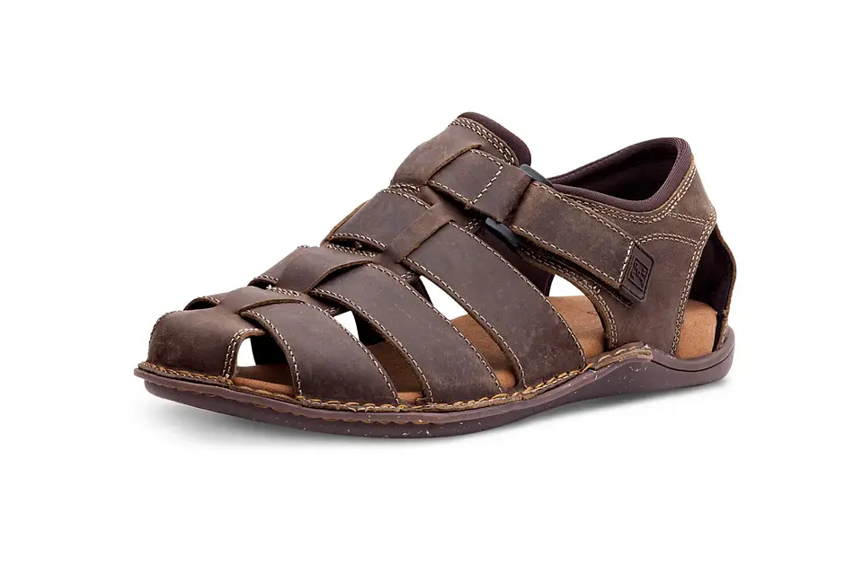SANDALIAS HOMBRE CARDINALE CUERO CAFÉ MALLORCA 3