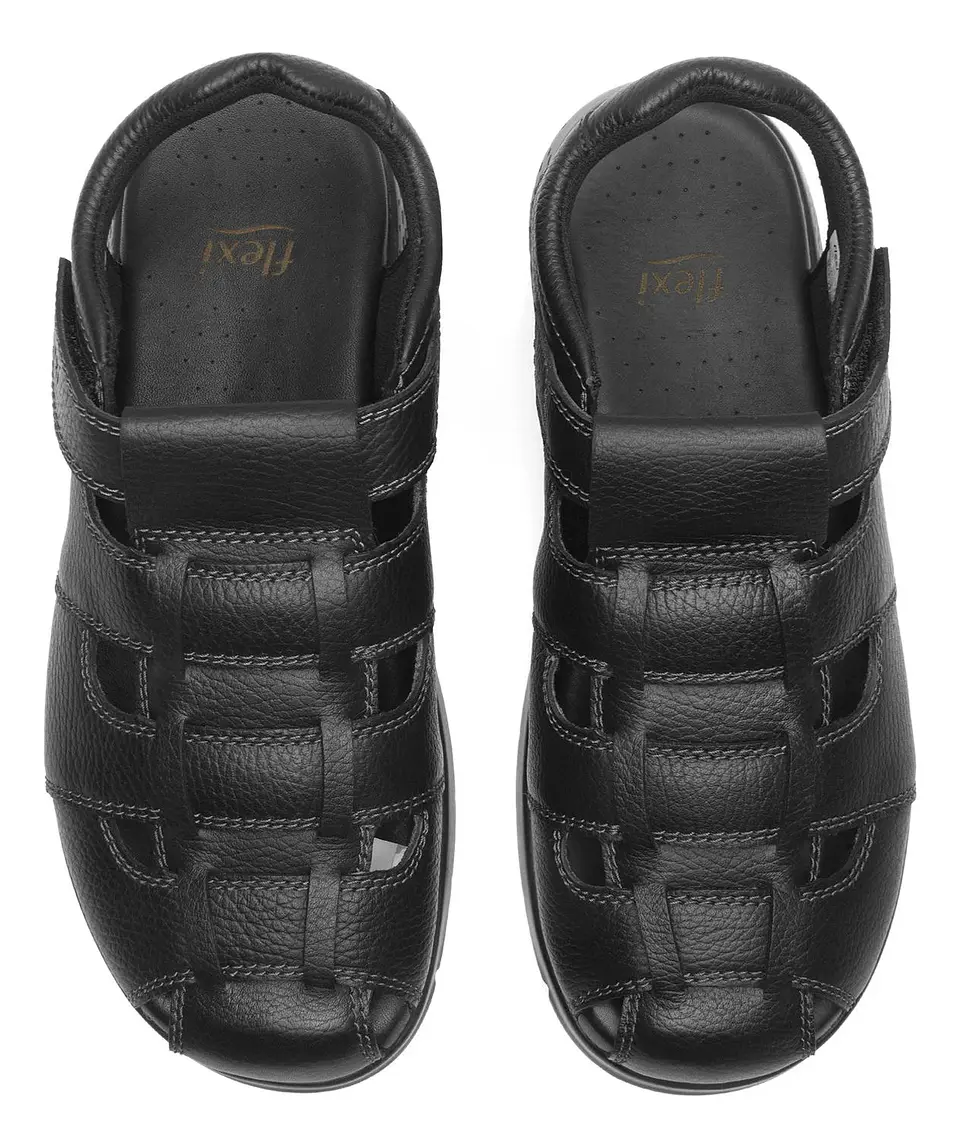 SANDALIA FLEXI HOMBRE ODIN 400026 NEGRO 6