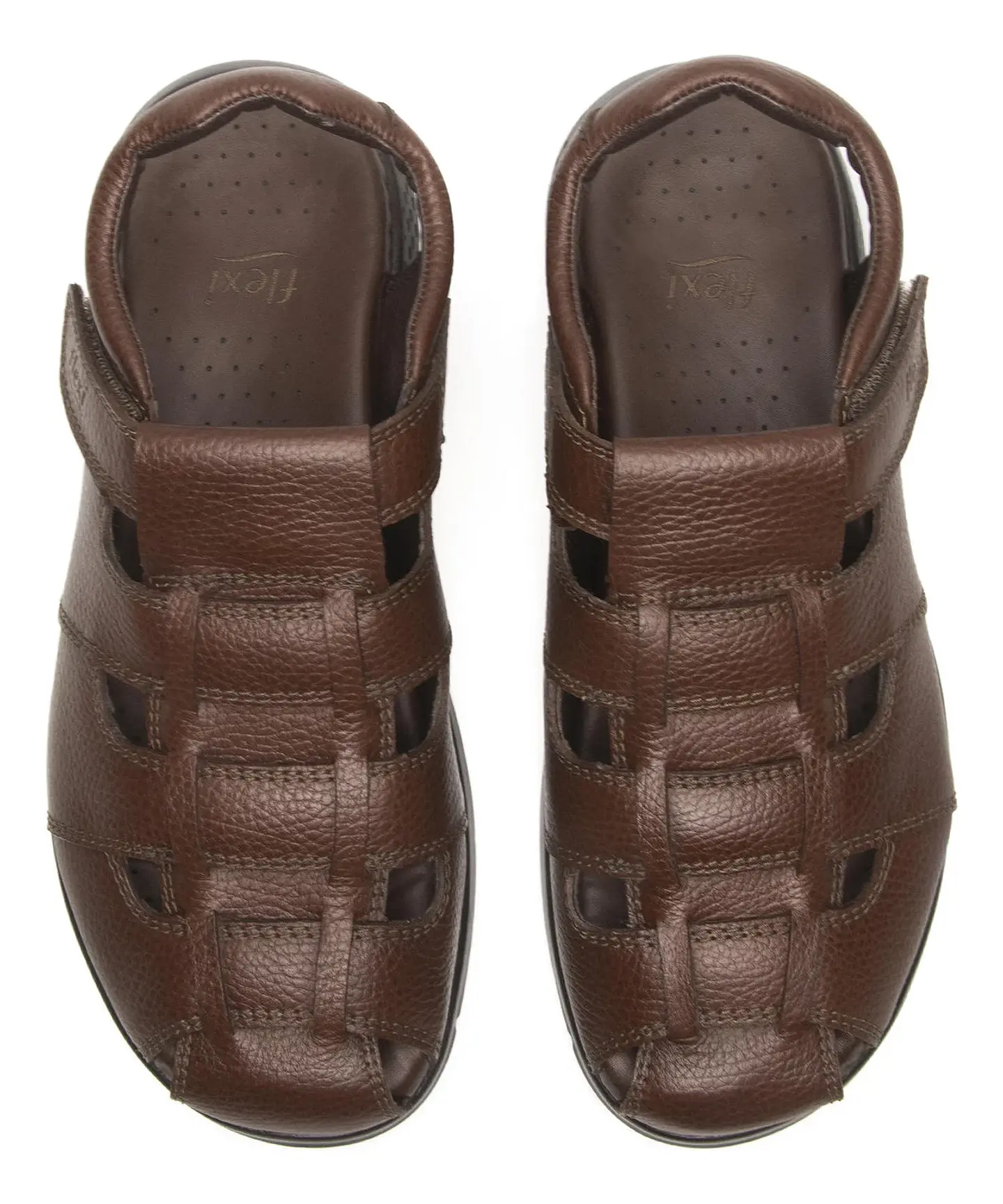 SANDALIA FLEXI HOMBRE ODIN 400026 CAFE CAOBA 6