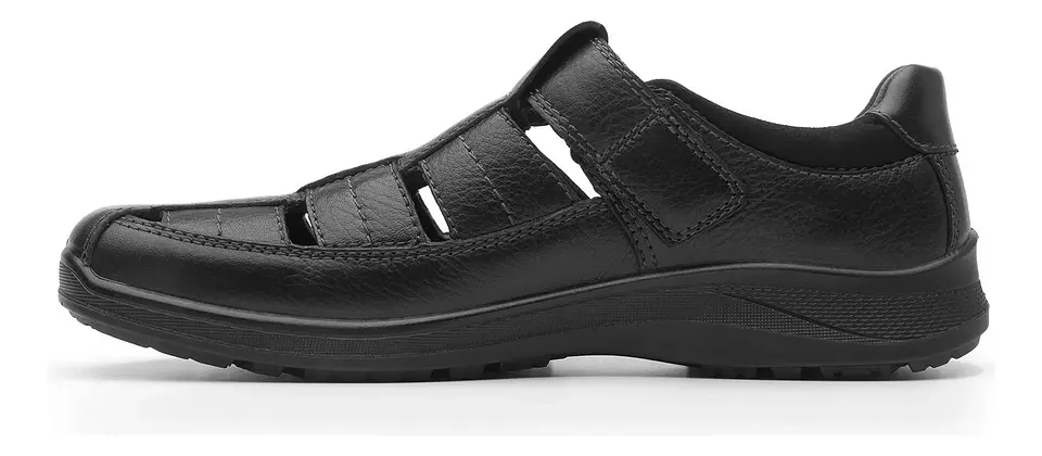 SANDALIA FLEXI HOMBRE CUERO SANTIAGO NEGRO 5