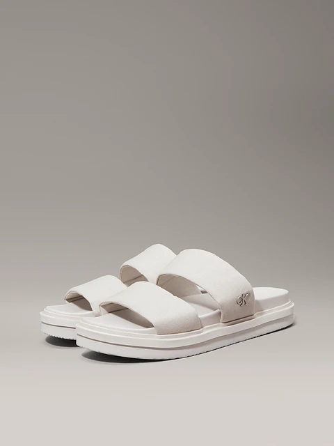 SANDALIAS DE LONA FLAT MOLDED