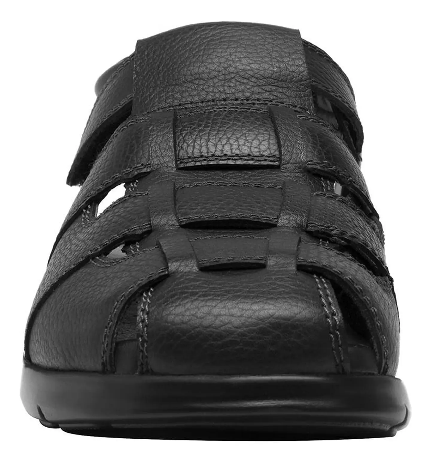 SANDALIAS HOMBRE FLEXI CUERO NEGRO ODIN 3
