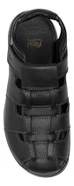SANDALIAS HOMBRE FLEXI CUERO NEGRO ODIN - Miniatura 5