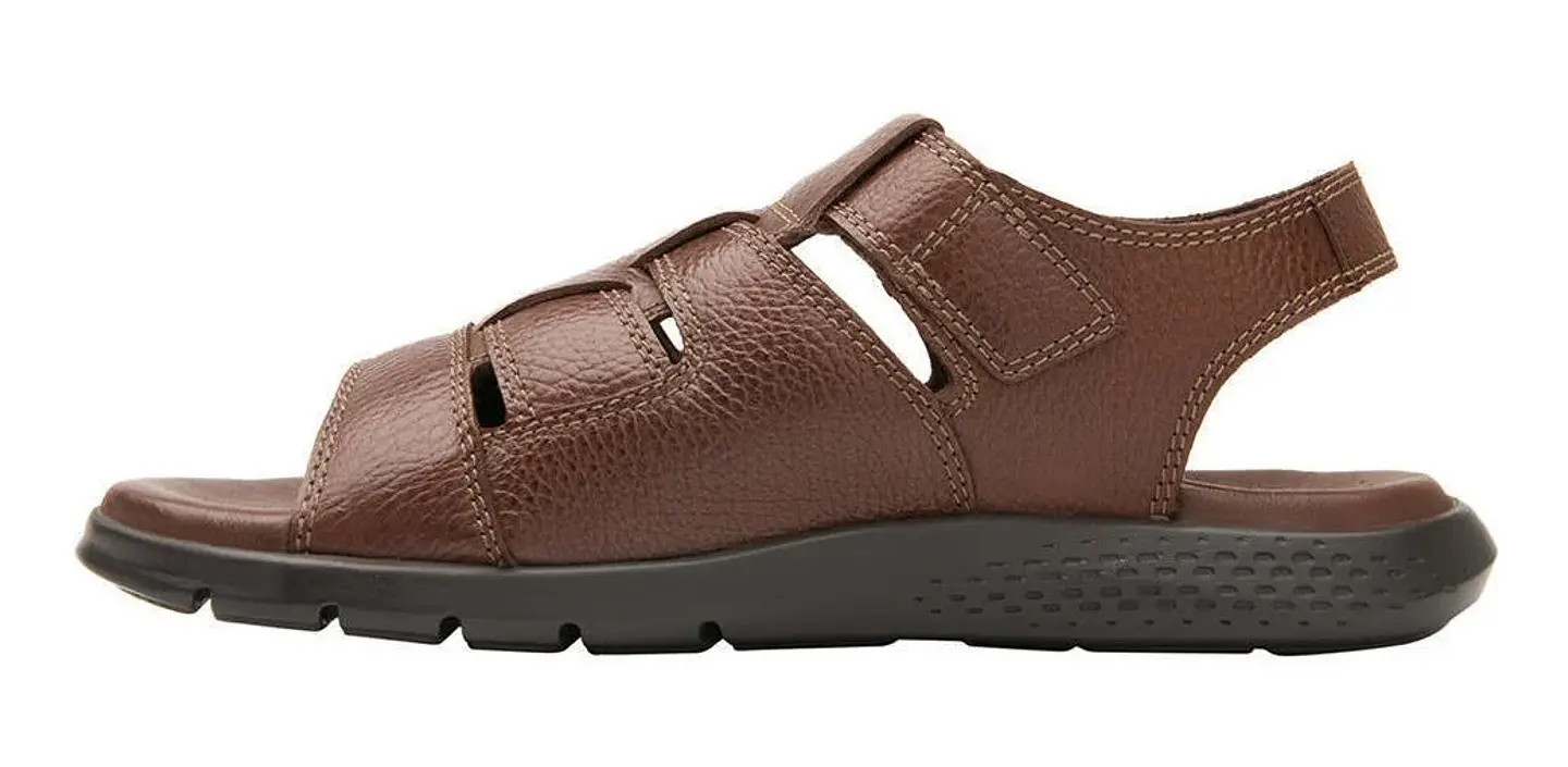 SANDALIAS HOMBRE FLEXI CUERO ODIN 400012CAOBA 4