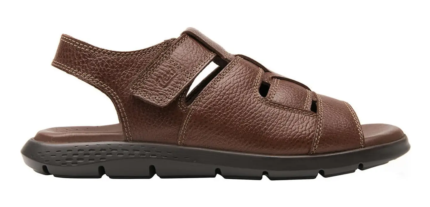 SANDALIAS HOMBRE FLEXI CUERO ODIN 400012CAOBA 1