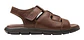 SANDALIAS HOMBRE FLEXI CUERO ODIN 400012CAOBA - Miniatura 1