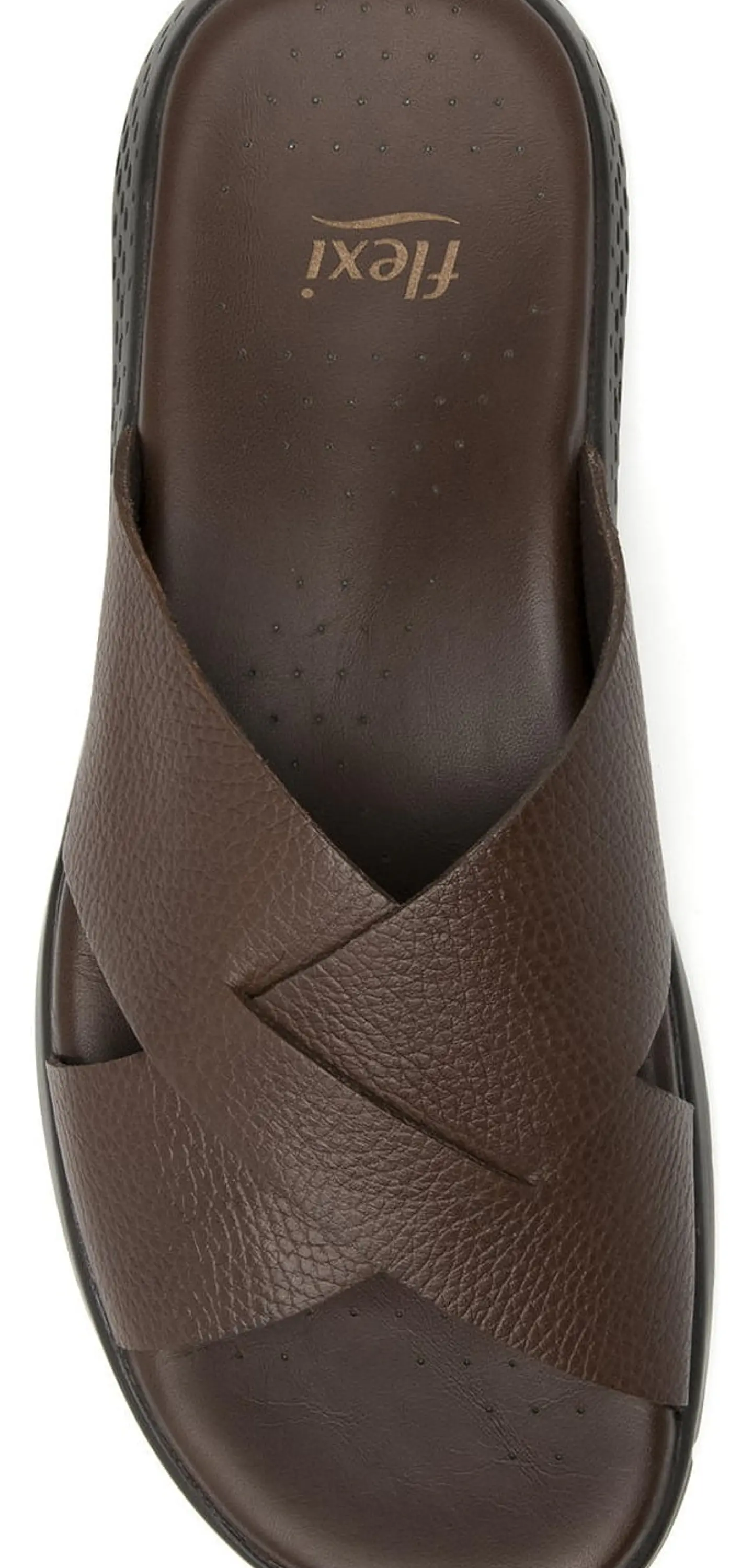 SANDALIA FLEXI HOMBRE CUERO ODIN CAFE 6