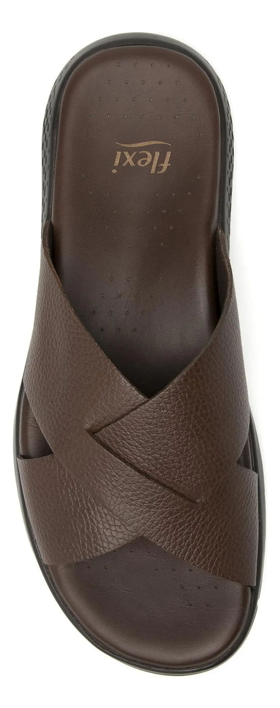 SANDALIA FLEXI HOMBRE CUERO ODIN CAFE 6