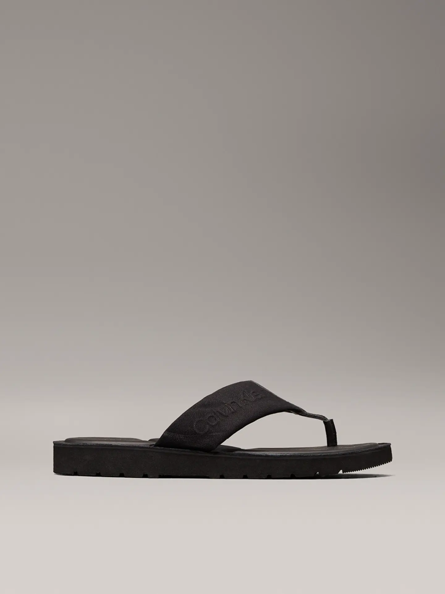 SANDALIAS DE LONA CON LOGO 1