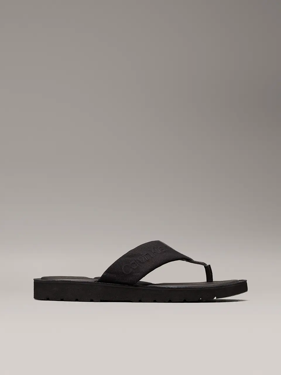 SANDALIAS DE LONA CON LOGO 1