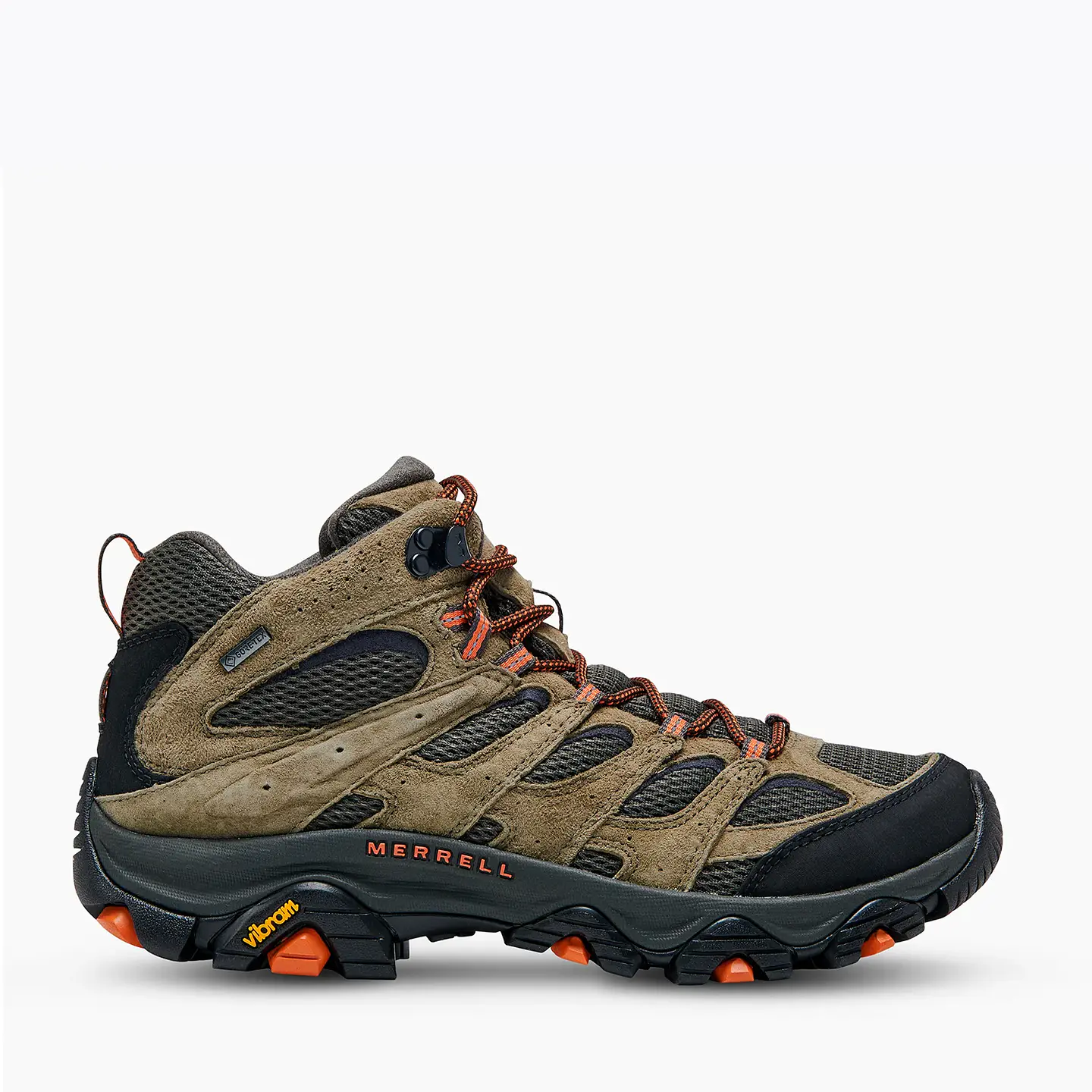 BOTÍN IMPERMEABLE HOMBRE MOAB 3 MID GTX OLIVA MERRELL 1