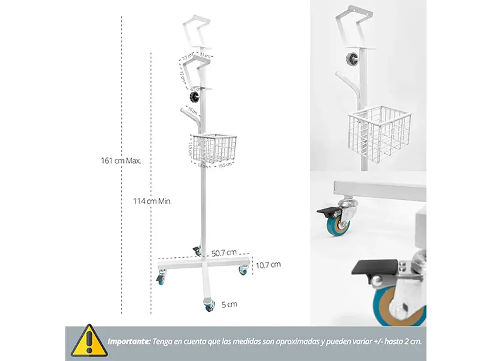 MONITOR SIGNOS VITALES TOPMEDIC CONTEC 08A SPO2 BRAZALETE NEONATAL PEDESTAL 3