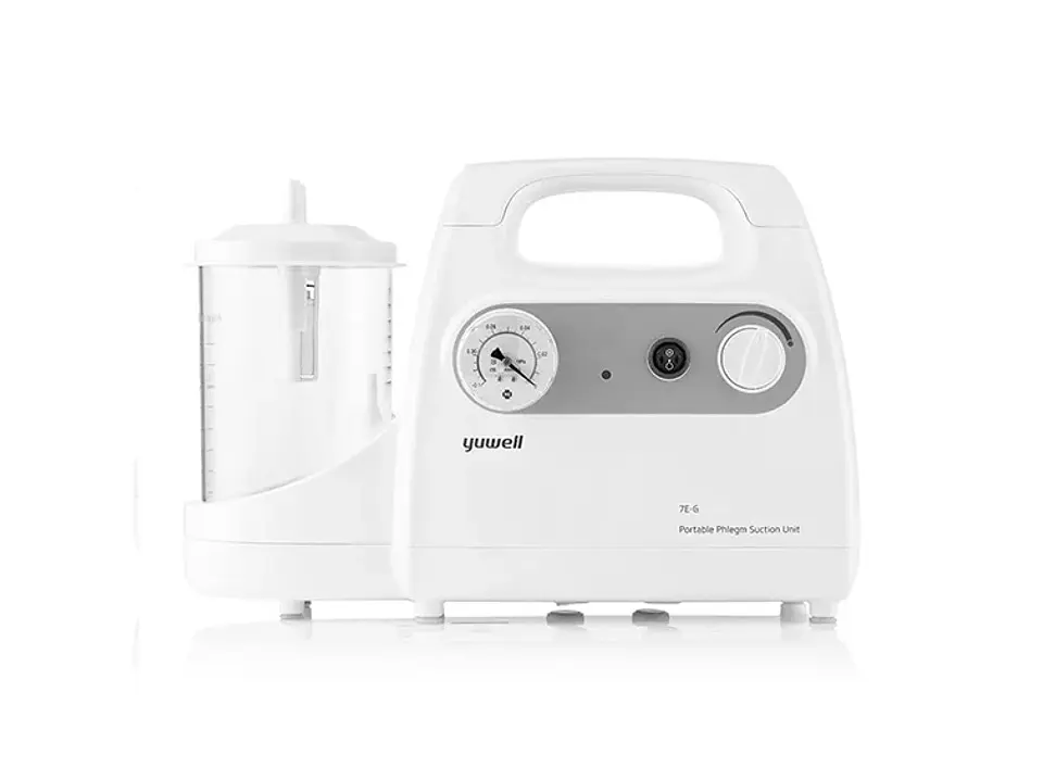 BOMBA EQUIPO DE ASPIRACIÓN SECRECIONES CON BATERÍA YUWELL 1