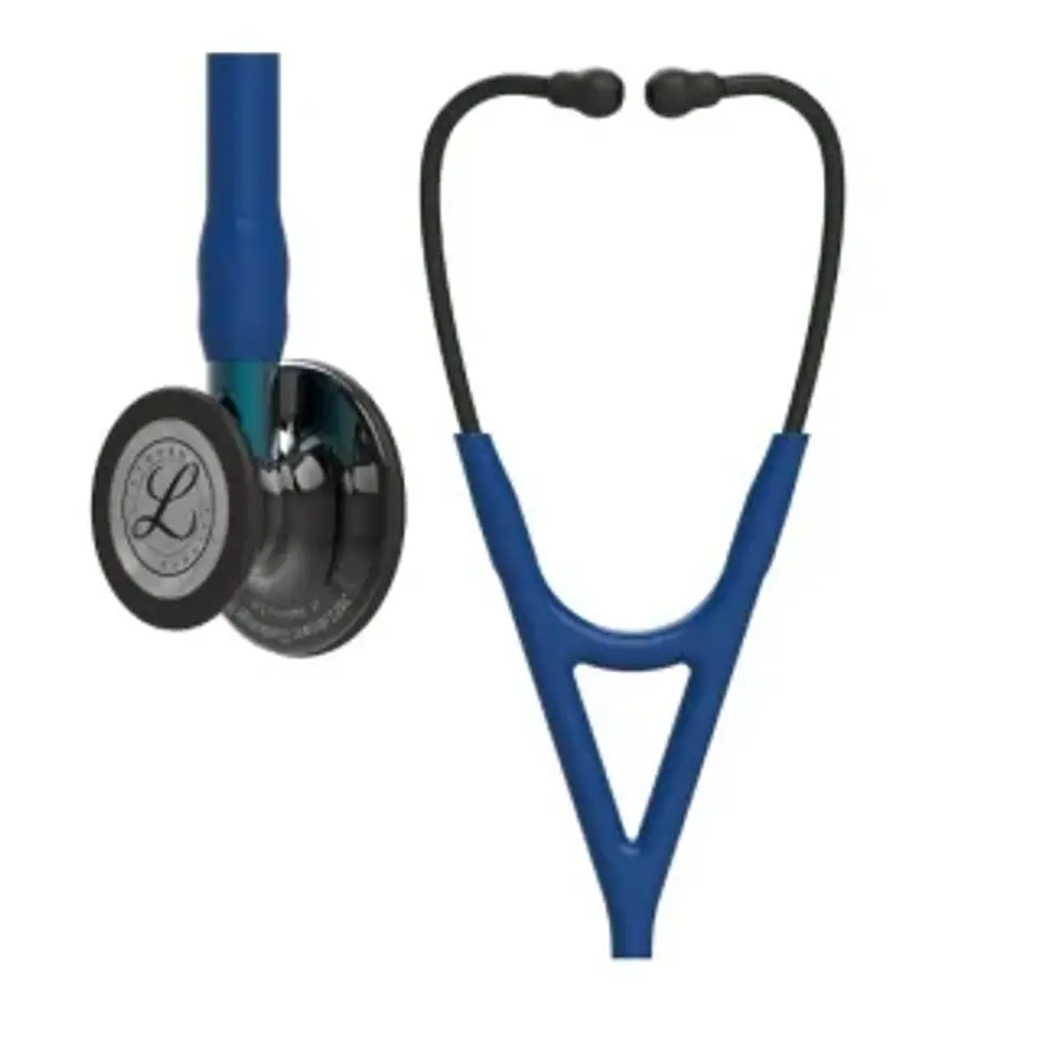 FONENDOSCOPIO 3M LITTMANN ESTETOSCOPIO CARDIOLOGY IV AZUL MARINO ACABADO SMOKE VÁSTAGO AZUL 1