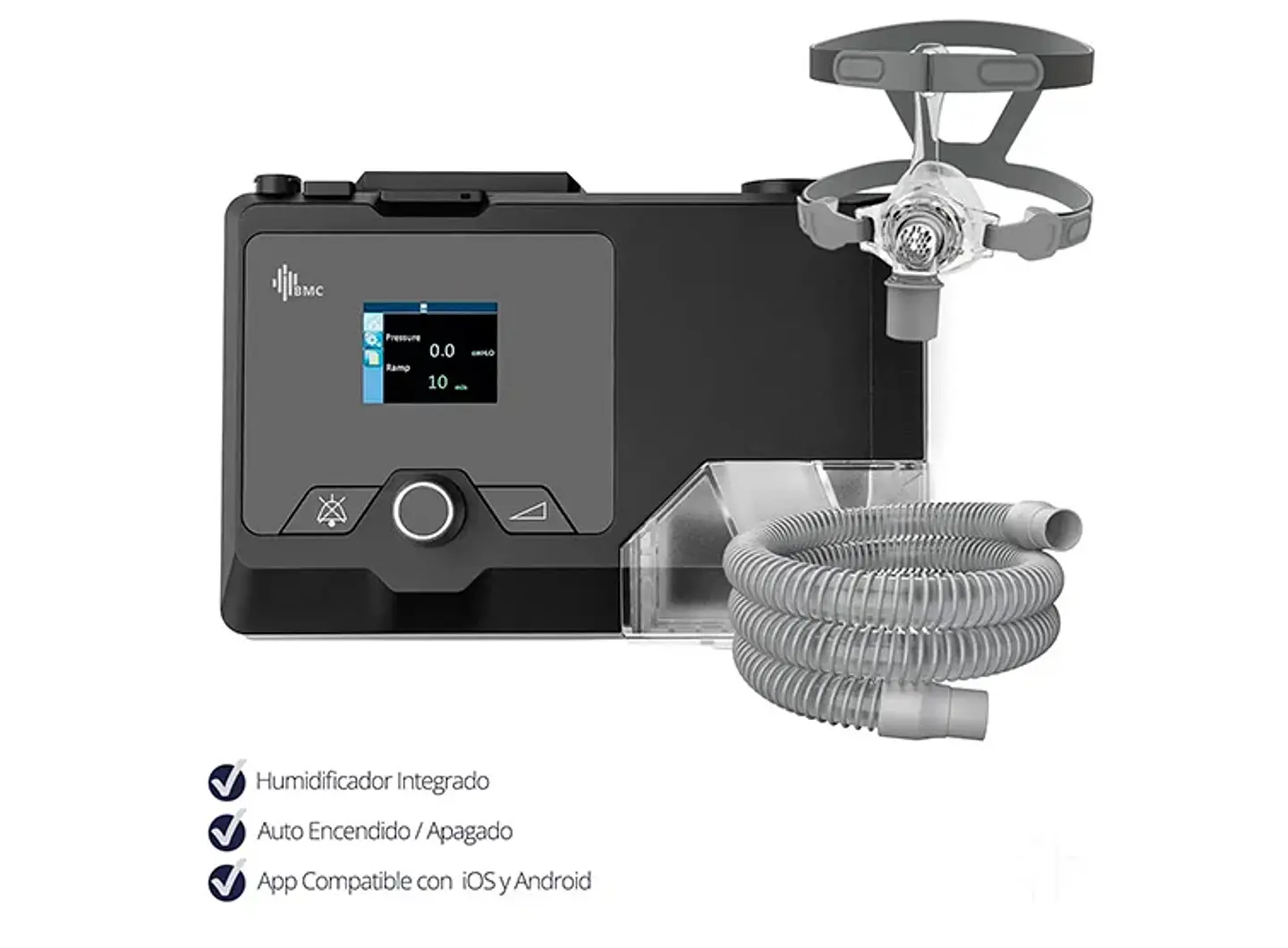 AUTO CPAP RESMART TOPMEDIC G2S A20 TUBO ESTÁNDAR + MASCARA NASAL S 5