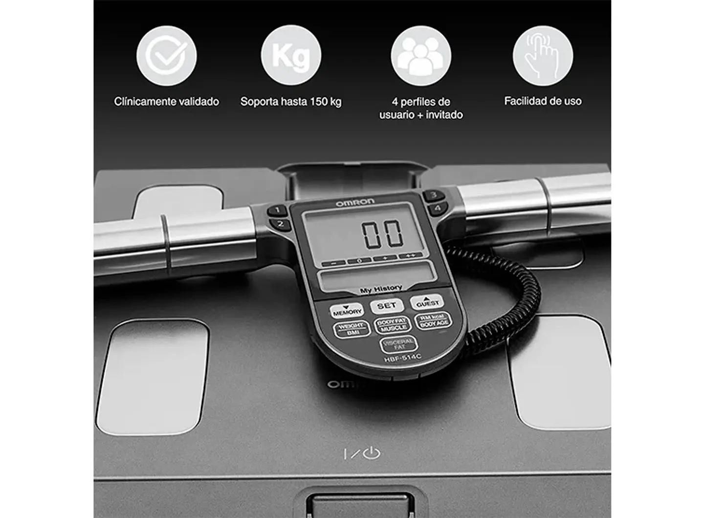 TALLÍMETRO DIGITAL TOPMEDIC PORTÁTIL CAMRY BALANZA INTELIGENTE 3