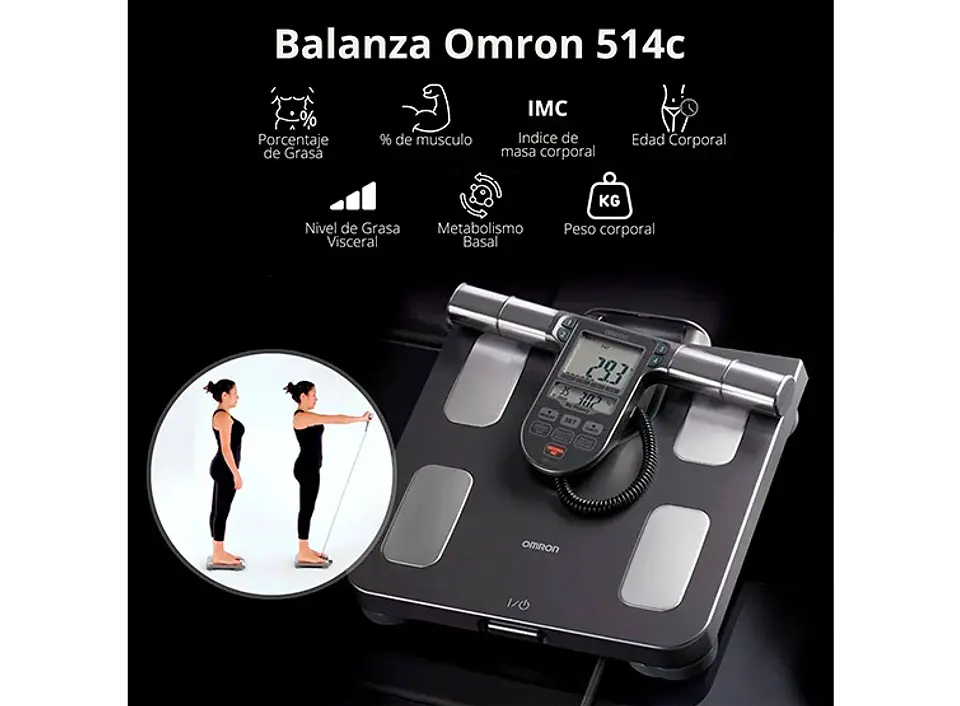 TALLÍMETRO DIGITAL TOPMEDIC PORTÁTIL CAMRY BALANZA INTELIGENTE 6