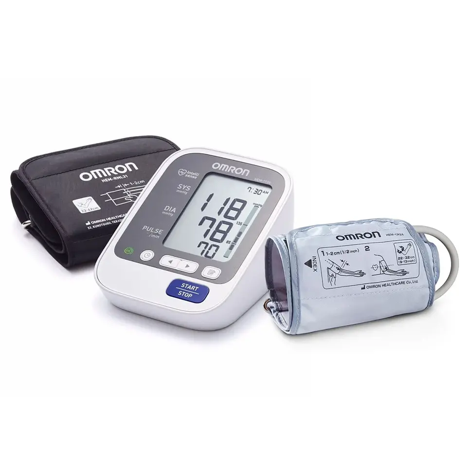 TOMA PRESIÓN TENSIÓMETRO DIGITAL BRAZO 60 MEMORIAS OMRON 7130 1