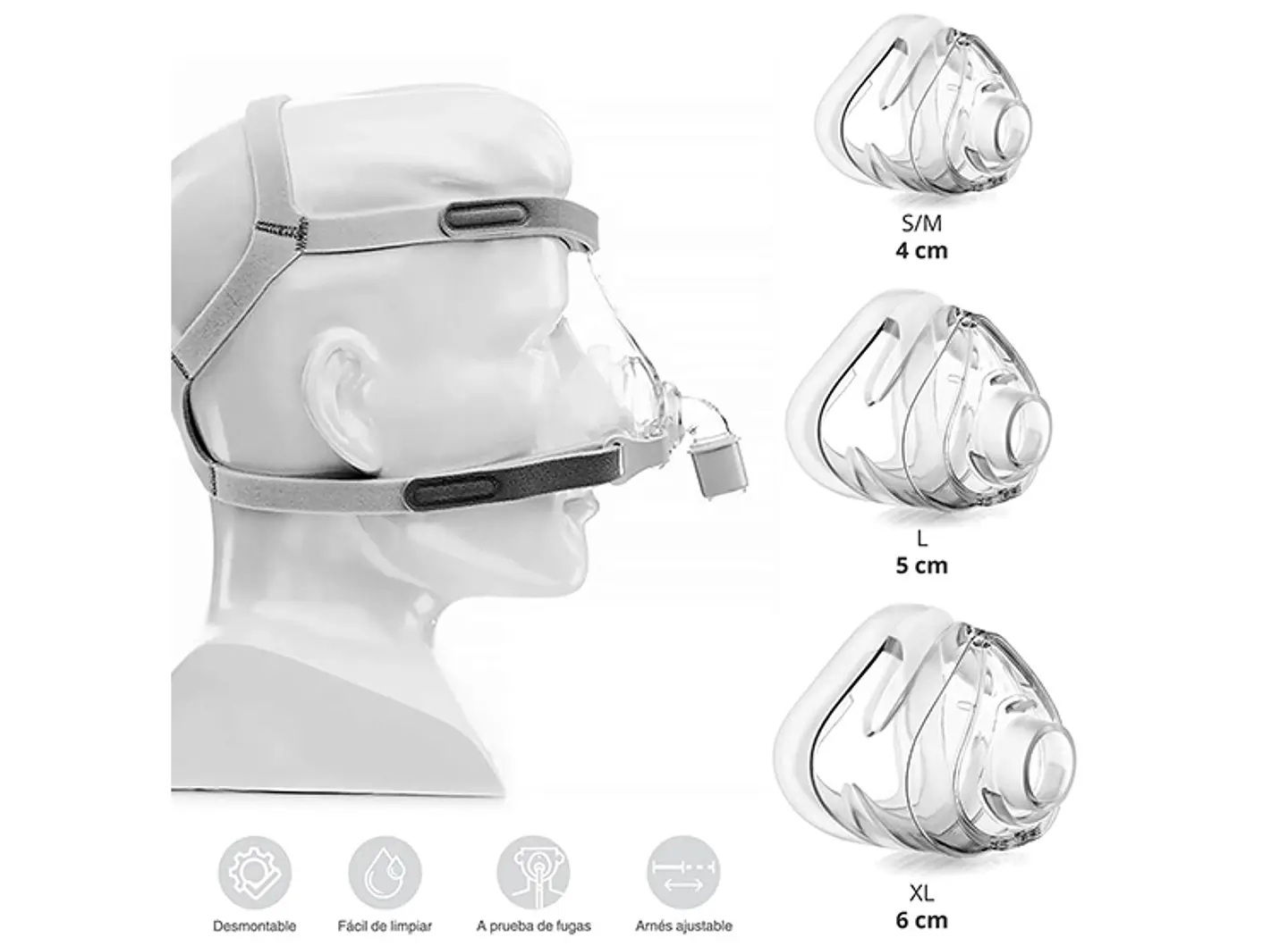 MÁSCARA NASAL PICO PHILIPS RESPIRONICS TALLA SM 3
