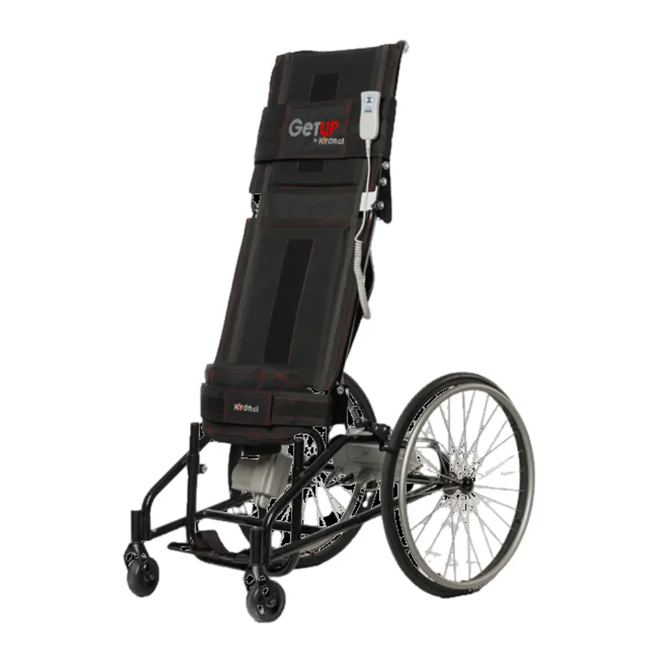 SILLA DE RUEDAS BIPEDESTADORA GET UP CON RESPALDO BAJO 4