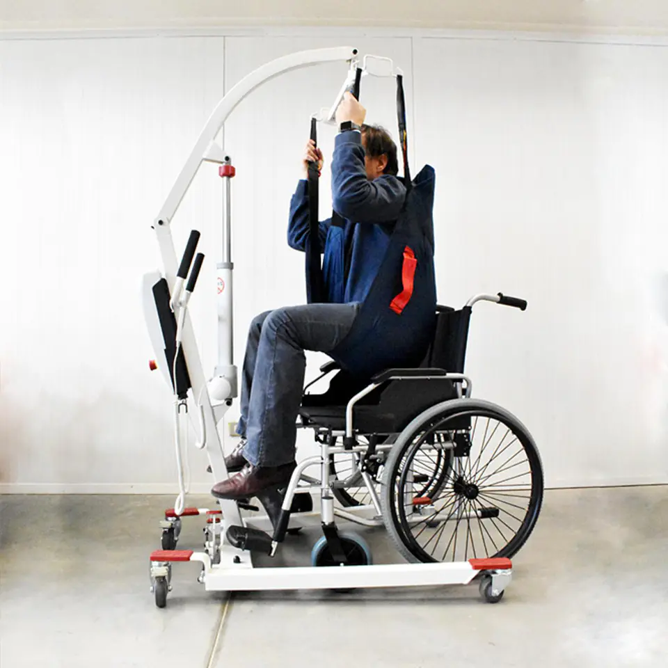 GRÚA GLOMED GPPE010 TRANSFERENCIA PACIENTE ELÉCTRICA 185KLS 6