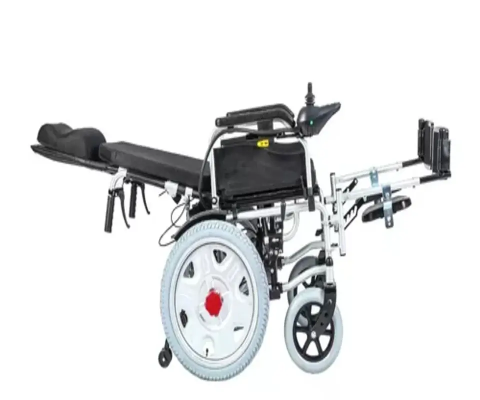 SILLA DE RUEDAS ELECTRICA RECLINABLE 121 (POSA-PIES Y RESPALDO MANUAL) 1